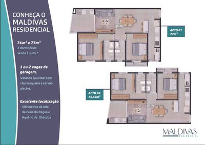 Apartamento, 2 quartos, 77 m² - Foto 4