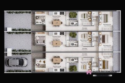 Casa, 2 quartos, 49 m² - Foto 3