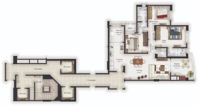 Apartamento, 3 quartos, 123 m² - Foto 5