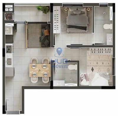 Apartamento, 3 quartos, 70 m² - Foto 4