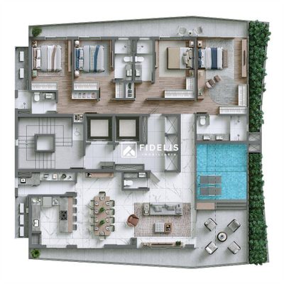 Cobertura, 4 quartos, 157 m² - Foto 3