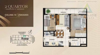 Apartamento, 2 quartos, 38 m² - Foto 3