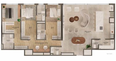 Apartamento, 199 m² - Foto 2