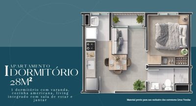 Apartamento, 1 quarto, 28 m² - Foto 4