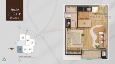 Kitnet-Studio, 40 m² - Foto 2