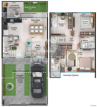 Casa, 3 quartos, 98 m² - Foto 4