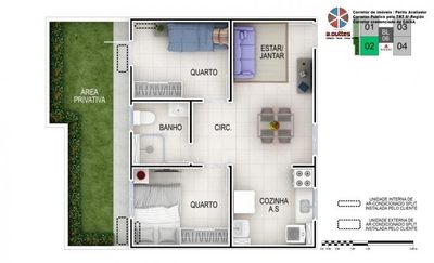 Apartamento, 2 quartos - Foto 5