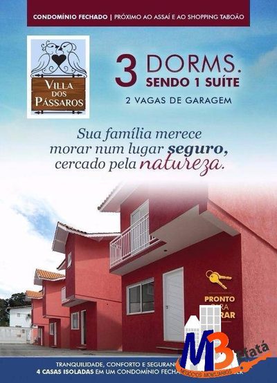 Sobrado, 3 quartos, 95 m² - Foto 1