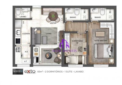 Apartamento, 3 quartos, 82 m² - Foto 1