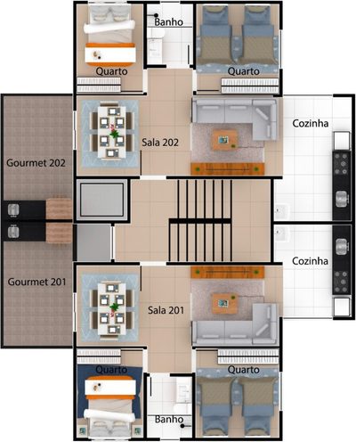 Apartamento, 2 quartos - Foto 4