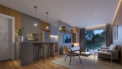Apartamento, 1 quarto, 54 m² - Foto 2
