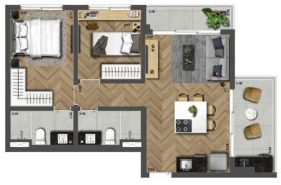 Apartamento, 3 quartos, 85 m² - Foto 4