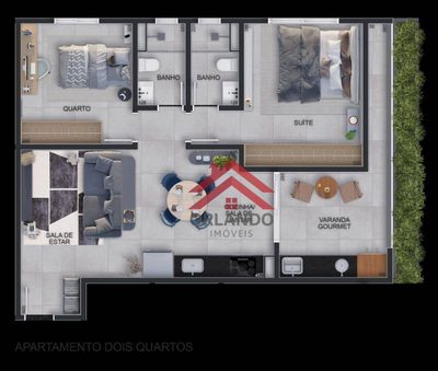 Apartamento, 2 quartos, 72 m² - Foto 2