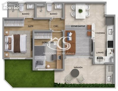 Casa, 3 quartos, 67 m² - Foto 3