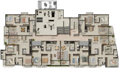 Cobertura, 3 quartos, 93 m² - Foto 1