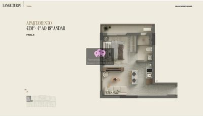 Apartamento, 1 quarto, 42 m² - Foto 3