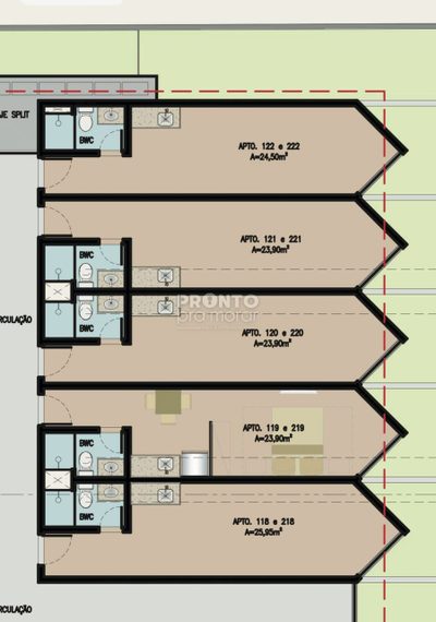 Apartamento, 1 quarto, 25 m² - Foto 2