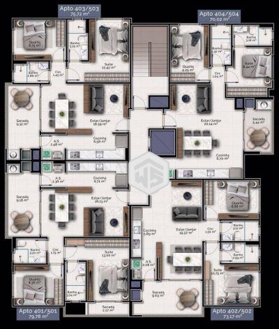 Apartamento, 1 quarto - Foto 2