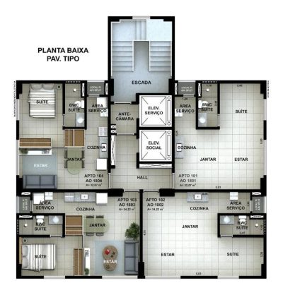 Apartamento, 1 quarto, 32 m² - Foto 4