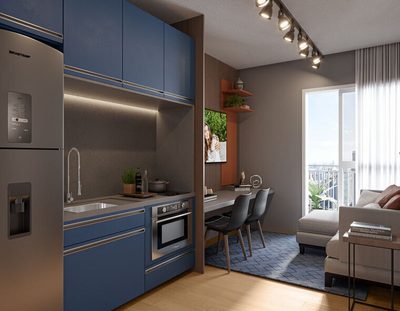 Apartamento, 1 quarto, 28 m² - Foto 3