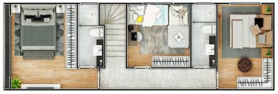Casa, 3 quartos, 89 m² - Foto 4