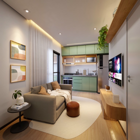 Apartamento, 1 quarto, 36 m² - Foto 4
