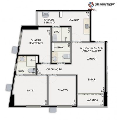 Apartamento, 3 quartos - Foto 4