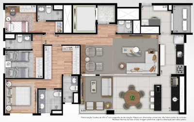 Apartamento, 4 quartos, 146 m² - Foto 2
