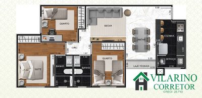 Apartamento, 3 quartos, 71 m² - Foto 5