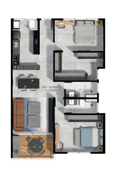 Apartamento, 3 quartos, 95 m² - Foto 2