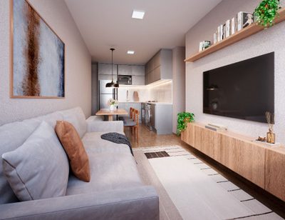 Apartamento, 3 quartos, 53 m² - Foto 1