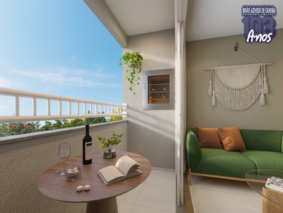 Apartamento, 2 quartos, 52 m² - Foto 3