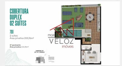 Cobertura, 2 quartos, 200 m² - Foto 4