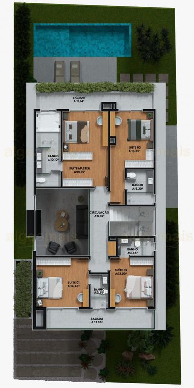 Casa de Condomínio, 5 quartos - Foto 3