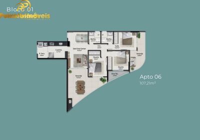 Apartamento, 107 m² - Foto 2