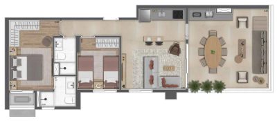 Apartamento, 2 quartos, 57 m² - Foto 5
