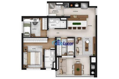 Apartamento, 3 quartos, 81 m² - Foto 2