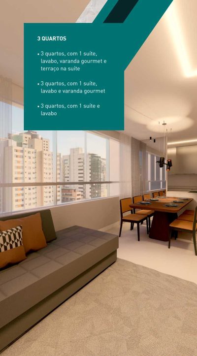 Apartamento, 3 quartos, 84 m² - Foto 1