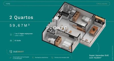 Apartamento, 3 quartos, 80 m² - Foto 2