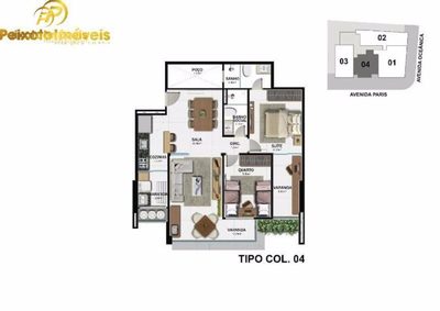 Apartamento, 2 quartos, 75 m² - Foto 2