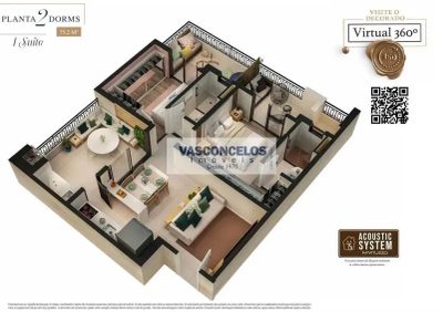 Apartamento, 2 quartos, 75 m² - Foto 3