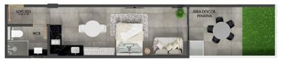 Casa, 1 quarto, 31 m² - Foto 5