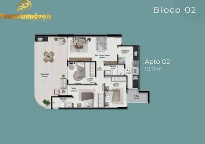 Apartamento, 113 m² - Foto 2