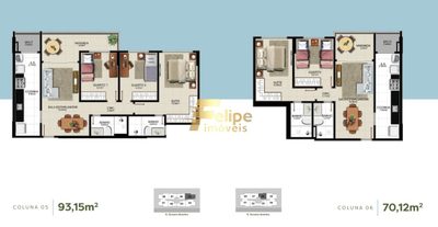 Apartamento, 3 quartos, 96 m² - Foto 3
