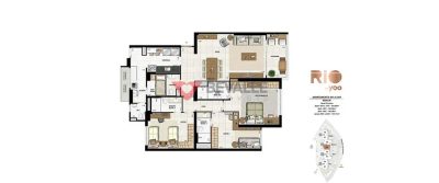 Apartamento, 3 quartos, 155 m² - Foto 4