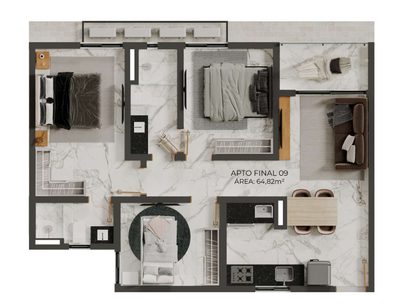 Casa, 2 quartos, 89 m² - Foto 5