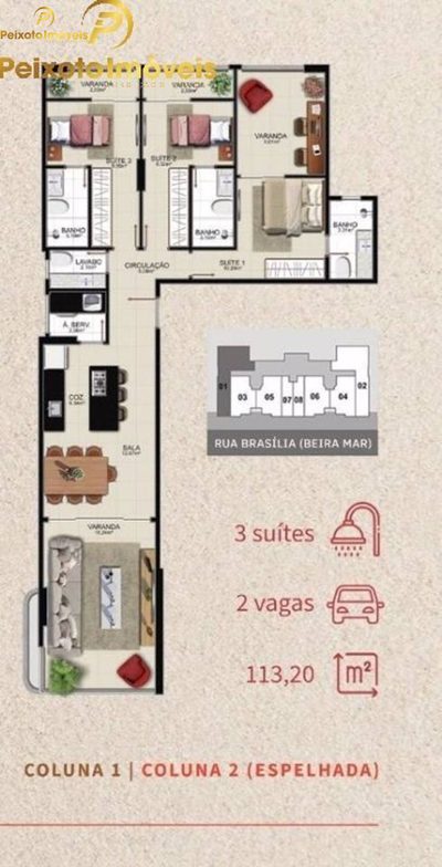 Apartamento, 113 m² - Foto 2