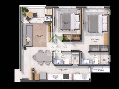 Apartamento, 2 quartos, 184 m² - Foto 5