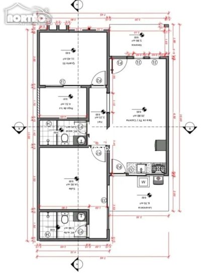 Casa, 2 quartos, 74 m² - Foto 3