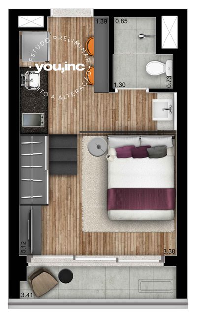 Apartamento, 2 quartos, 67 m² - Foto 1